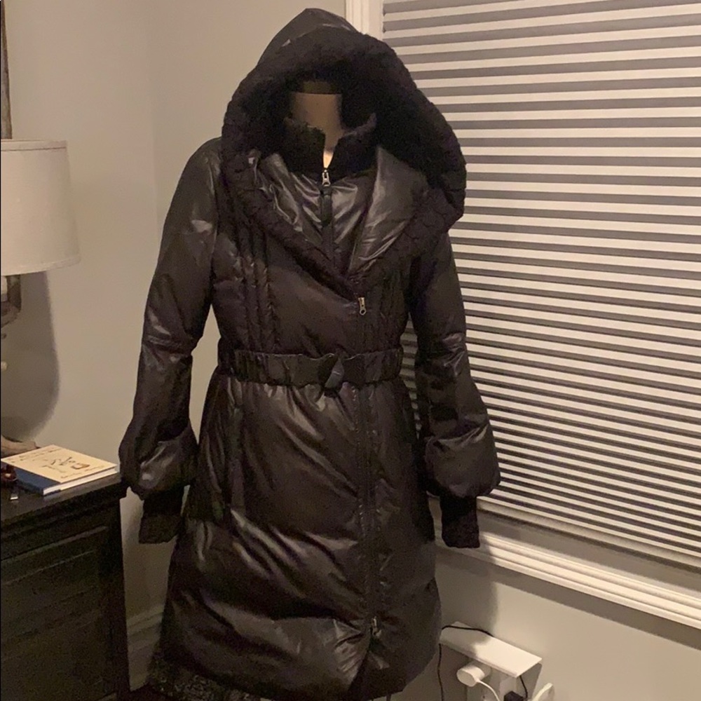 Mackage puffy mid-length jacket, with Mackage garment bag included!